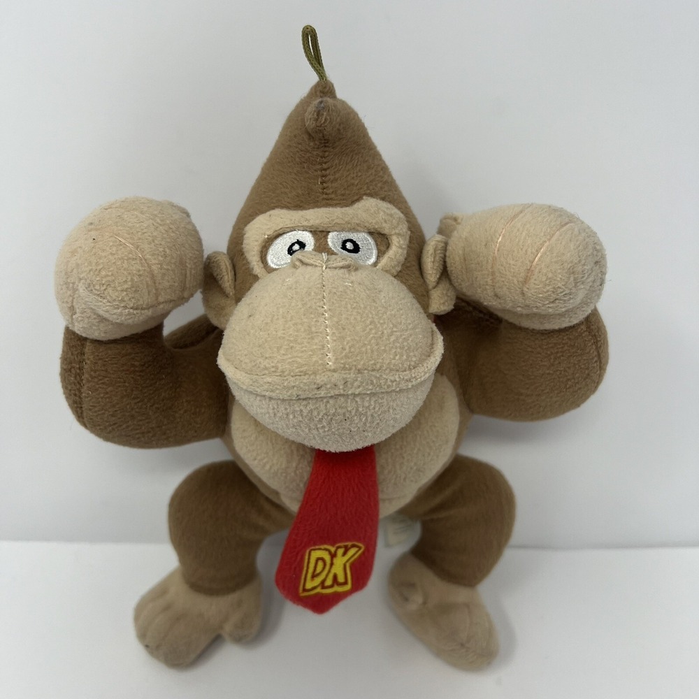 Super Mario Bros Donkey Kong Nintendo Plush 11" Monkey Soft Stuffed Animal Toy